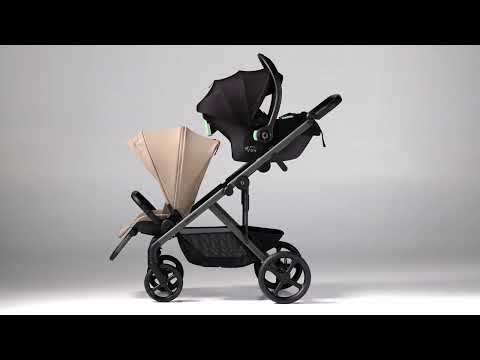 Double stroller for twins and siblings