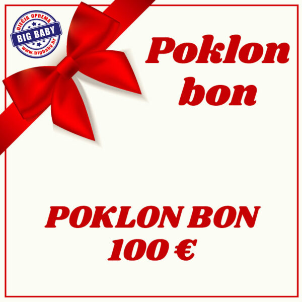 Poklon bon 100 eura | Big Baby trgovina dječjom opremom